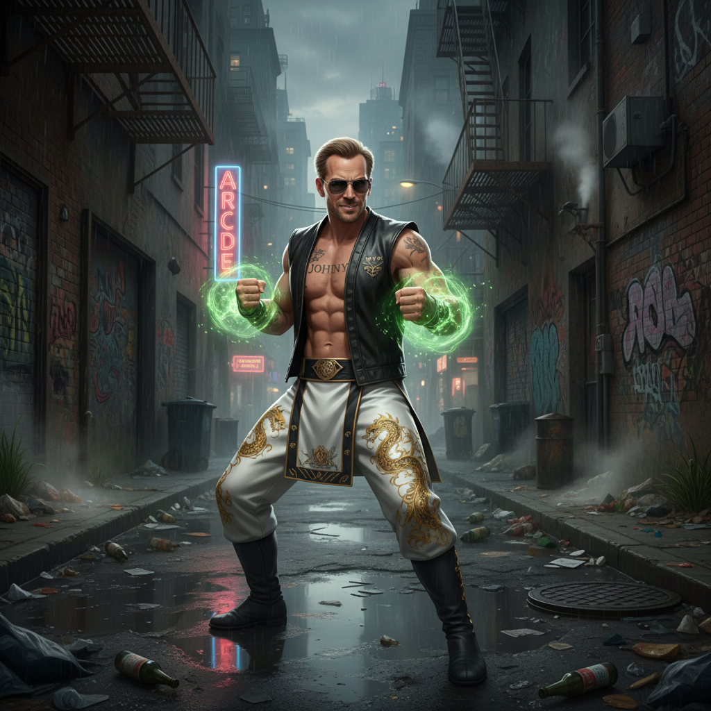 Mortal Kombat Sequel Brings Johnny Cage to Life with Karl Urban