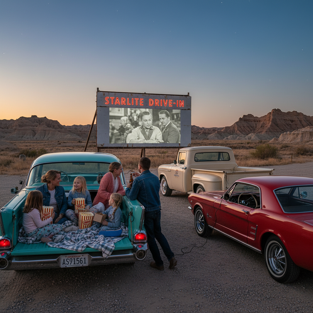 The Dakotas Rediscover Drive-In Theaters in 2025 and Embrace Quiet Moments Together