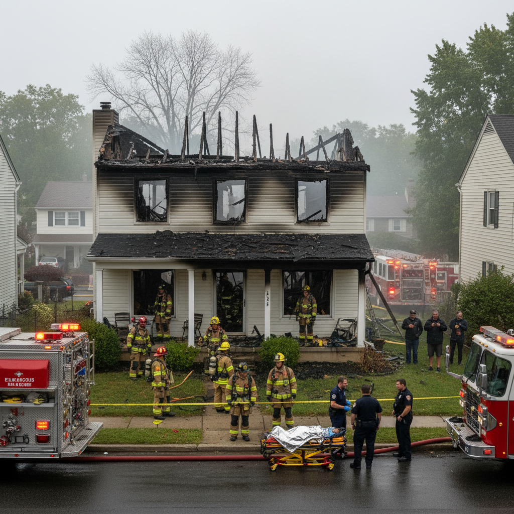 Authorities Investigate Jefferson Hills Fire That Damaged Spaniel Lane Home